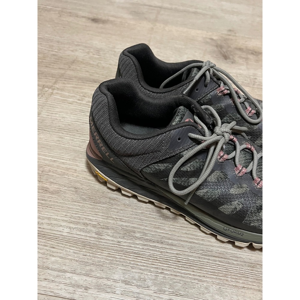 Merrell Antora Womens Trail‎ Running Shoes Grey Mauve Vibram QFORM2 Sneakers - Picture 5 of 13